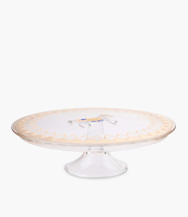 Pferd Amber Footed plate and Dome 24cm