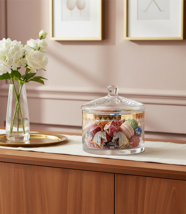 Pferd Amber Small Candy box with cover 13cm