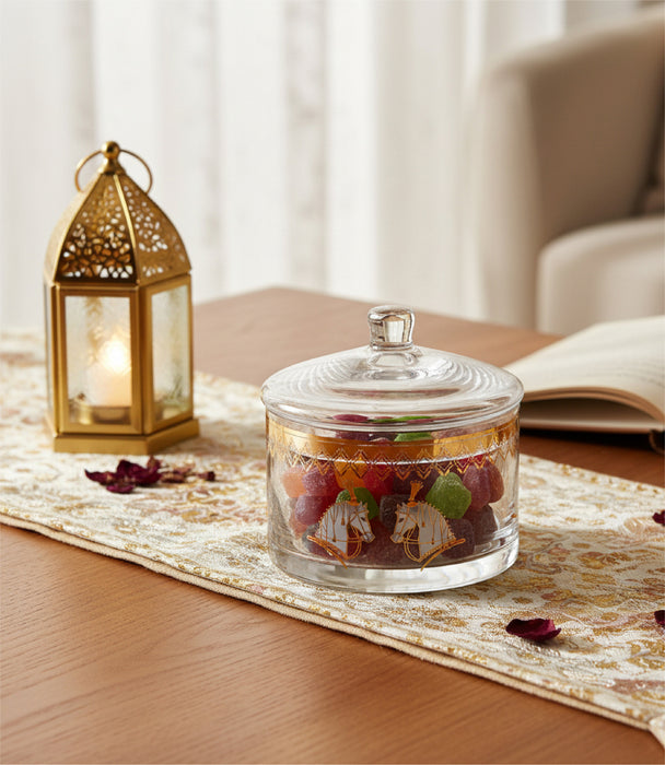 Pferd Amber Small Candy box with cover 13cm