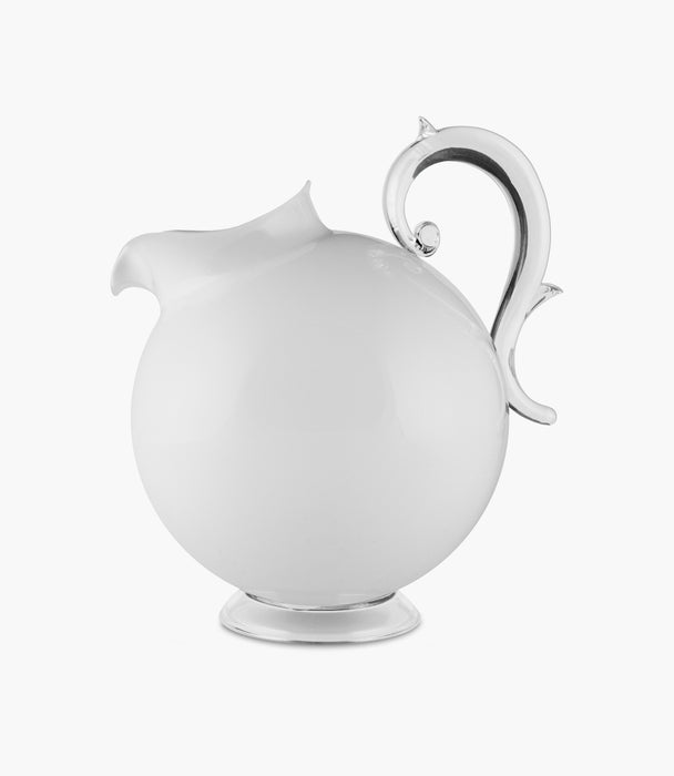 Aqua Acrylic Pitcher 2.25 Lt- Solid White