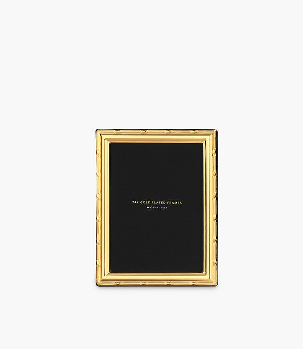 إطار صور أوبيولنت ذهبي بحواف محفورة - 13×18 سم