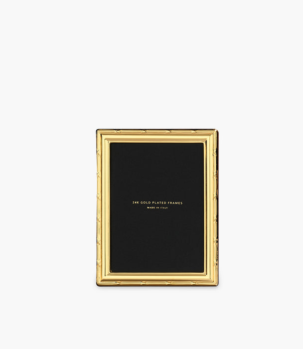 إطار صور أوبيولنت ذهبي بحواف محفورة - 18×24 سم