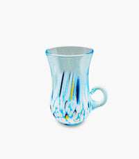 Elenoire Turkish S/6 Mug Light Blue Handle/Flame White and S