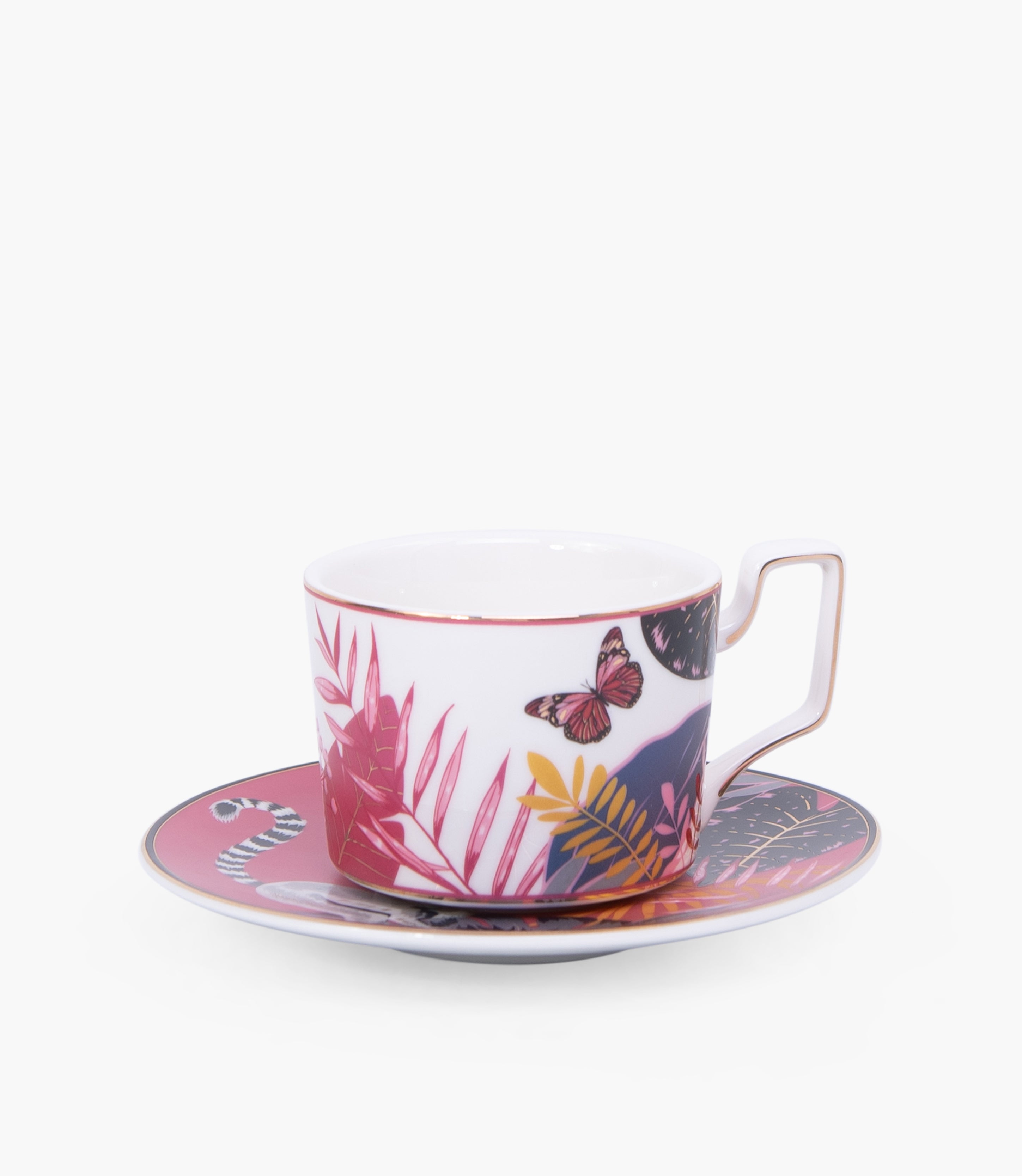 Butterfly Coffee Cup W/Saucer 220mL