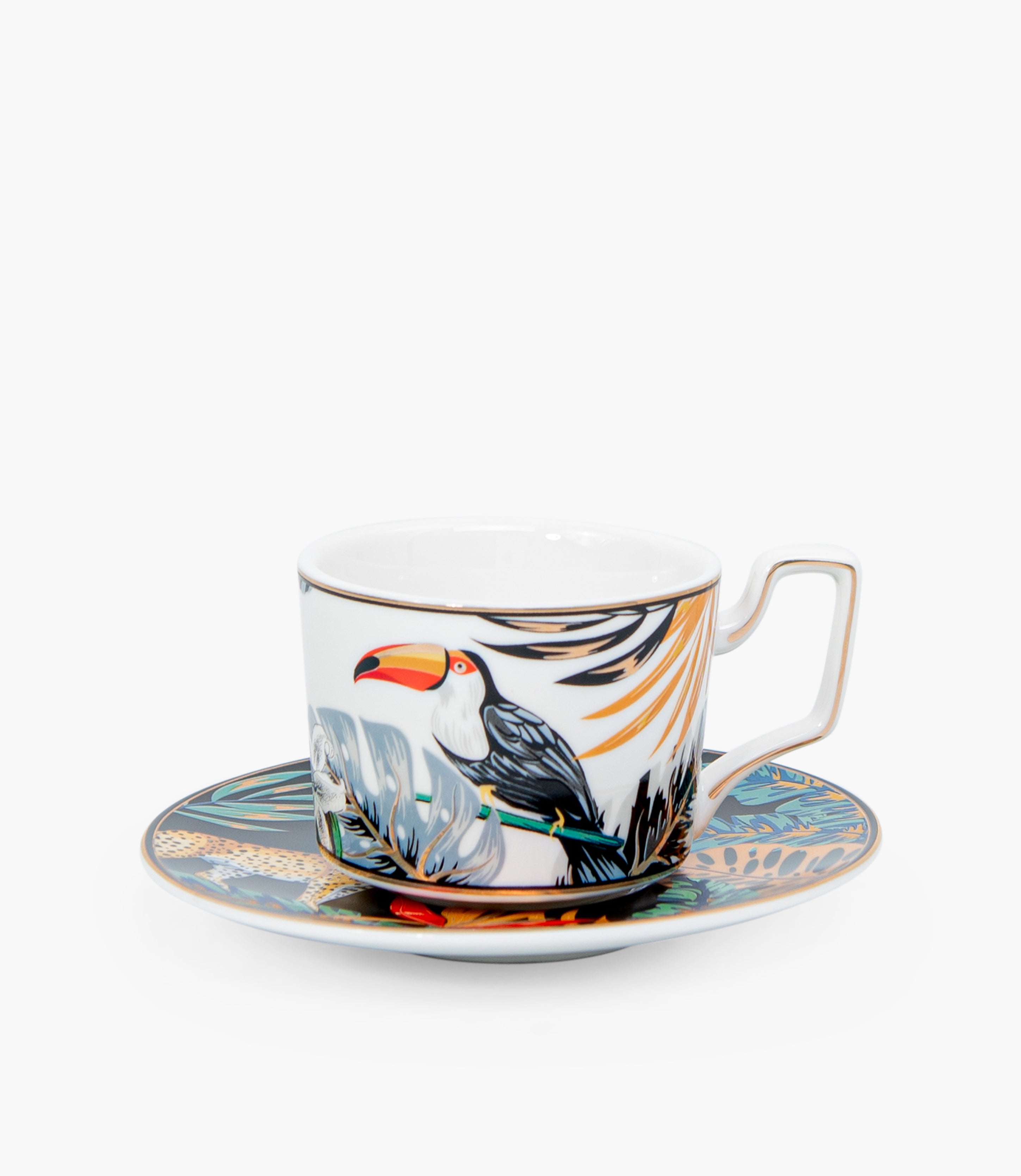 Toucan Coffee Cup W/Saucer 220mL