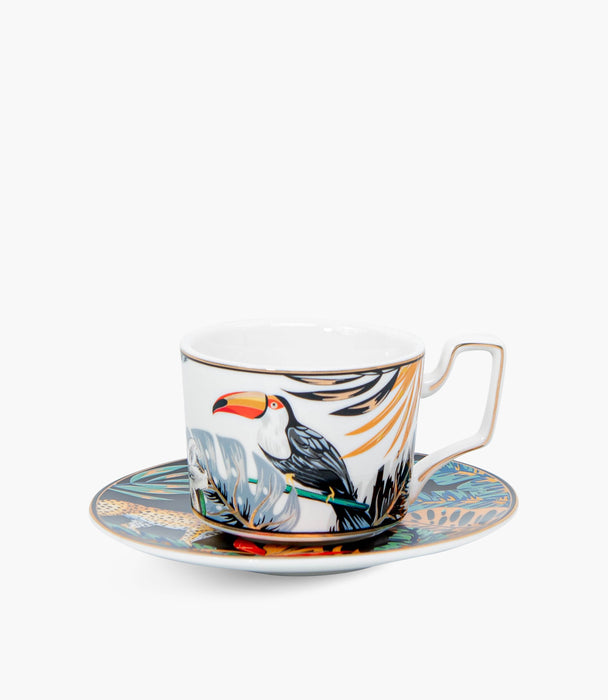 Toucan Coffee Cup W/Saucer 220mL