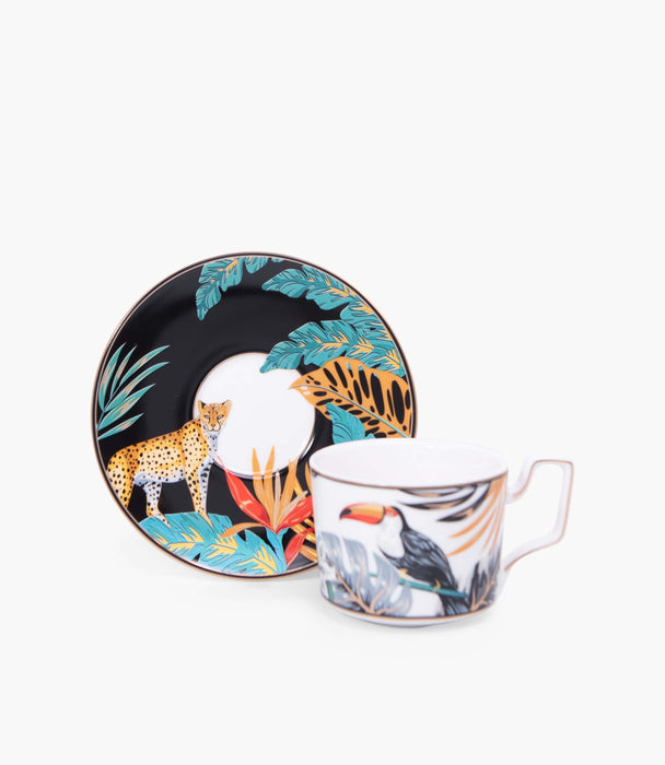 Toucan Coffee Cup W/Saucer 220mL