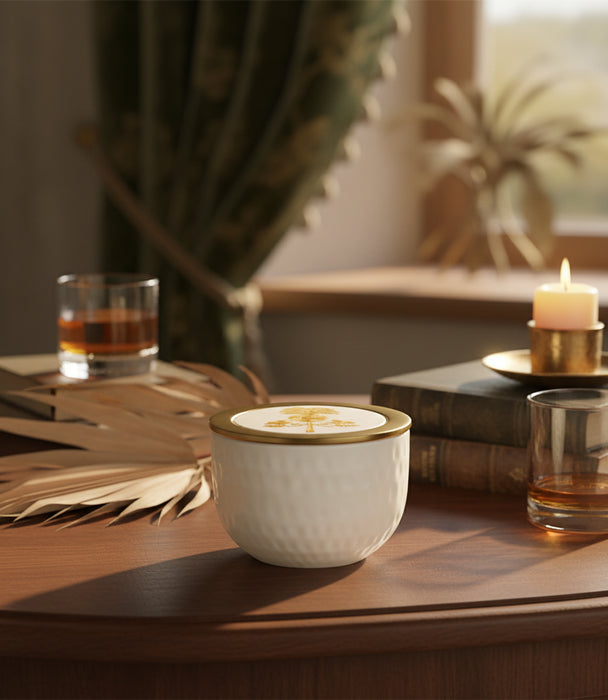 Candy Bowl Glass Dia 16Cm Rice Engraving Nourie Embroidery