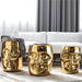 Phiz Accent Table - Gold - Roomours