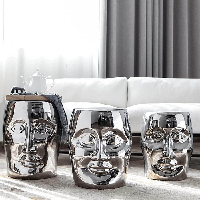 Phiz Accent Table - Silver - Roomours