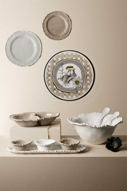 Joke Table & Kitchen White Melamine Set 3 Small Bowls
