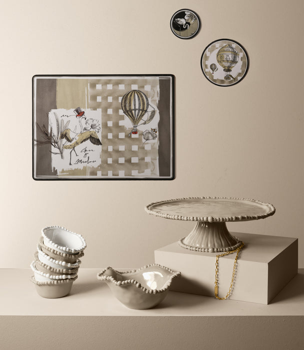Joke Table & Kitchen Taupe Set 3 Small Bowls