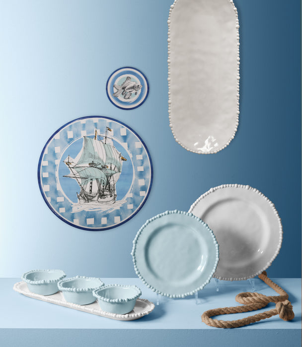 Joke Table & Kitchen Aqua Set 3 Small Bowls