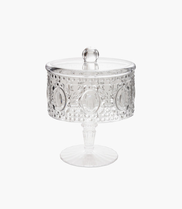 Baroque & Rock Cake Biscuit Jar - Clear