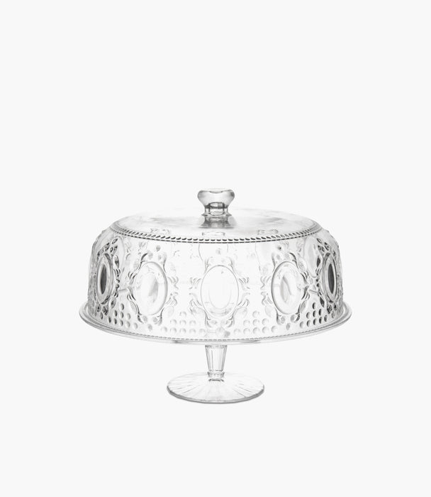 Baroque & Rock Acrylic Cake Stand Ø 32cm - Clear