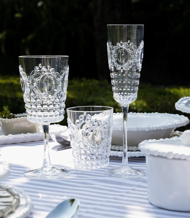 Baroque & Rock Water Glass - Clear