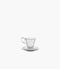 Baroque & Rock Acrylic Coffee Cup & Saucer Set 2