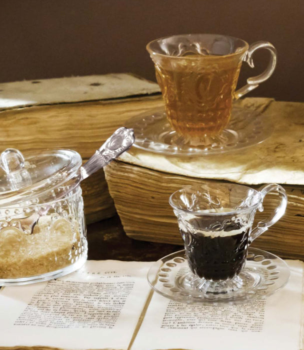Baroque & Rock Acrylic Coffee Cup & Saucer Set 2