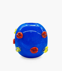 Kiss Glass Vase Blue