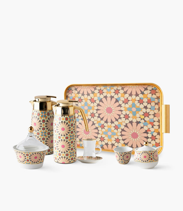 Naqsh Pink Tea & Coffee Bundles 23 Pcs