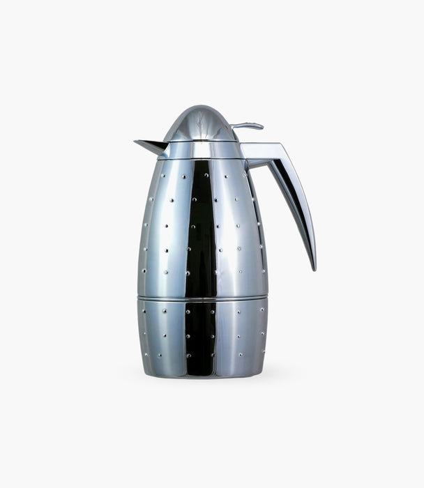 Dot Thermos Silver Body Chrome Handle 1L