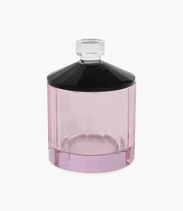 Kiyara Crystal Glass Jar 9x9x12cm - Roomours
