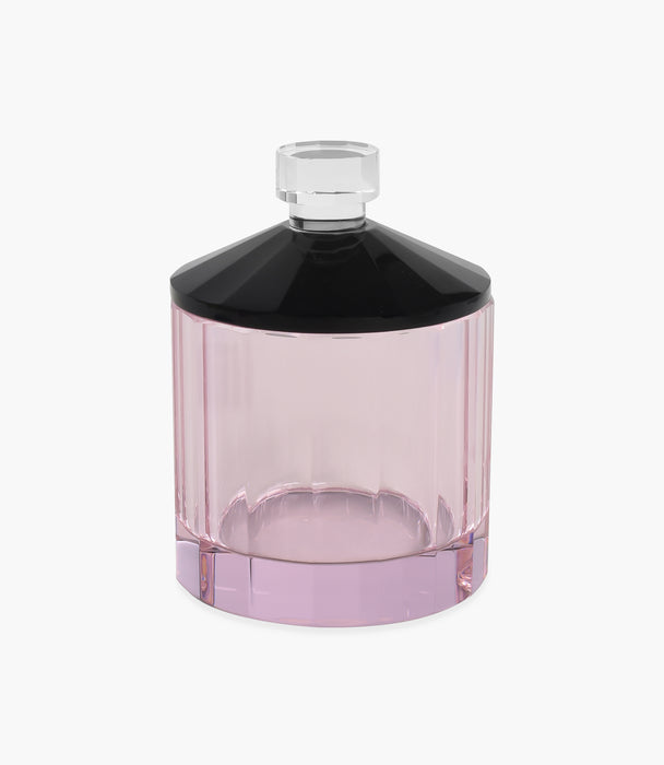 Kiyara Crystal Glass Jar 9x9x12cm