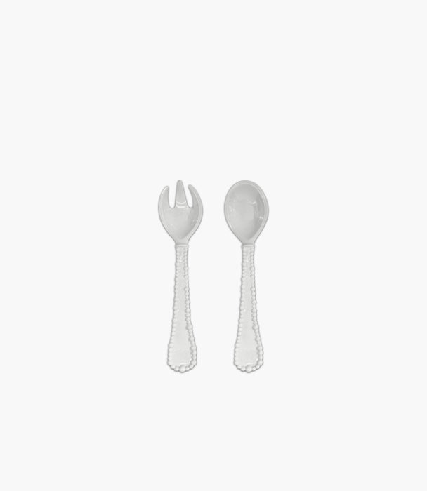 Joke Table & Kitchen Melamine Cutlery Salad - White