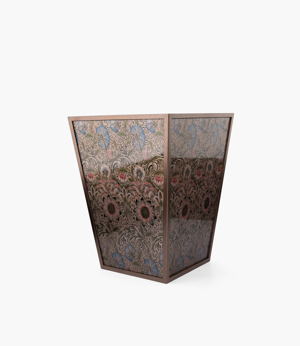 Tapestry Floral Waste bin 23*23*30CM