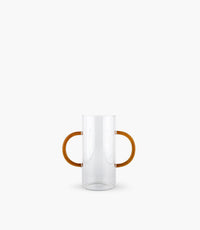 Oliver Glass Vase - Clear - Roomours