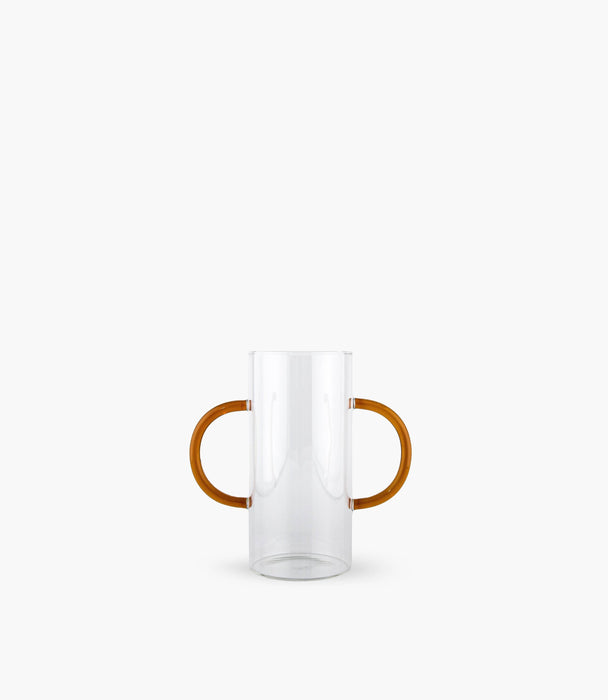 Oliver Glass Vase - Clear - Roomours
