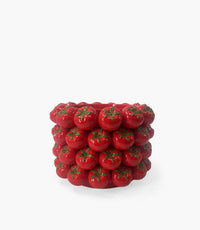 L-Red Pot With Tomato Dolomite D30.2, H21.5cm