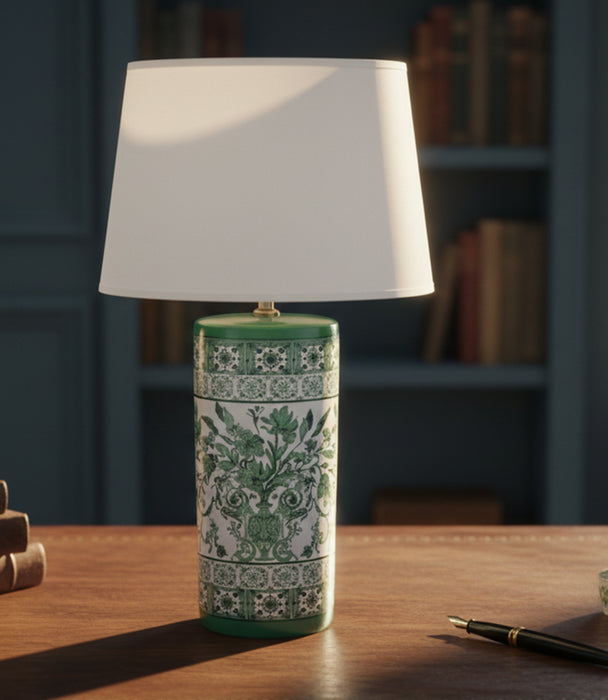 Palette Green Lampshade White 39*46*31cm