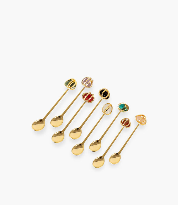 طقم ملاعق شاي ميرّا ستانلس ستيل - عدد 6