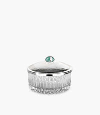 Dogal Tas Chocolate Box In Green Stone 3 : R: 19cm, H: 8cm