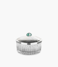 Dogal Tas Chocolate Box In Green Stone 3 : R: 19cm, H: 8cm