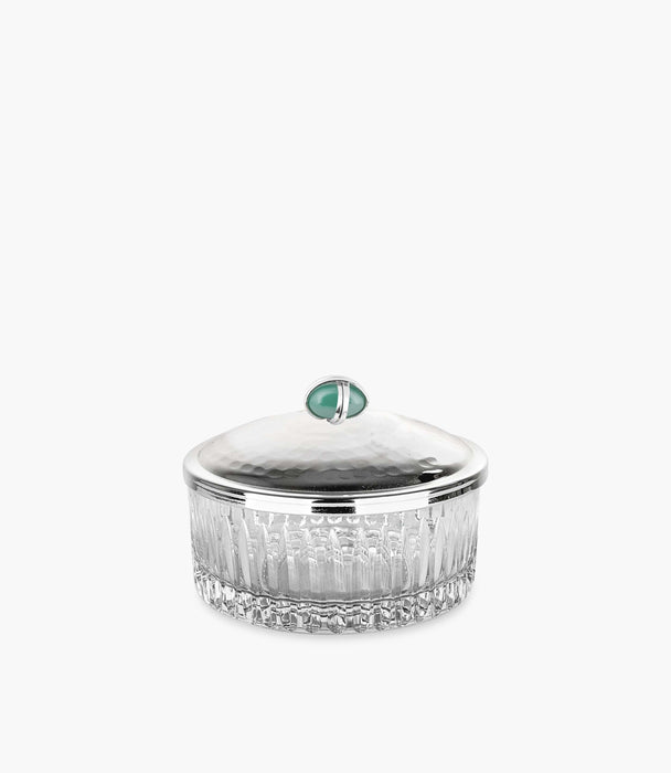 Dogal Tas Chocolate Box In Green Stone 3 : R: 19cm, H: 8cm