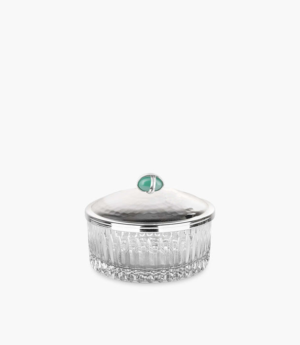 Dogal Tas Chocolate Box In Green Stone 4 : R: 25cm, H: 8cm