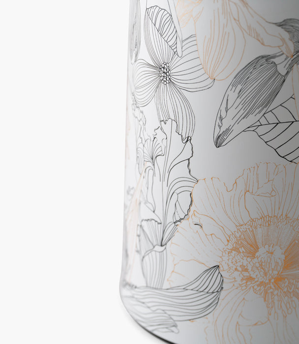 ترمس فلور دو سوار ستانلس ستيل برسوم أزهار - 0.75 لتر