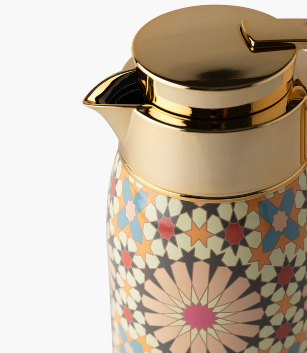 Naqsh Beige/Pink Thermos 0.75L