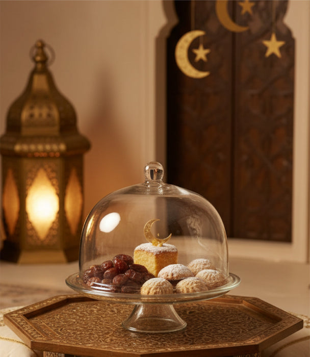 Equine Footed plate and Dome 24cm