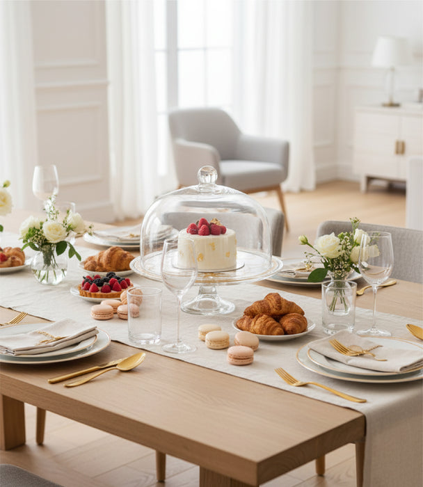 Equine Footed plate and Dome 24cm