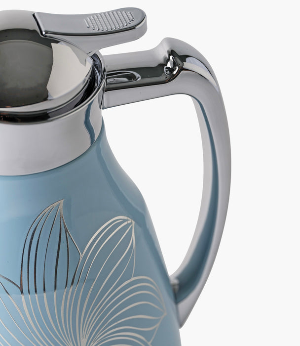 ترمس بلو تايلز ستانلس ستيل بزخارف ملونة - 0.75 لتر