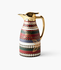 ترمس واسيم ستانلس ستيل بزخارف هندسية كلاسيكية - 0.75 لتر