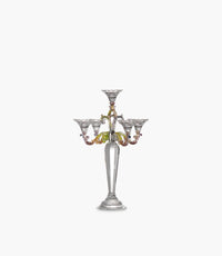 Canvas Candelabras Crystal 5 Arms 39x39x54cm - Roomours