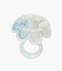 Botanic Low Flower 8 Petals Round Green Spring/Chrome Iris