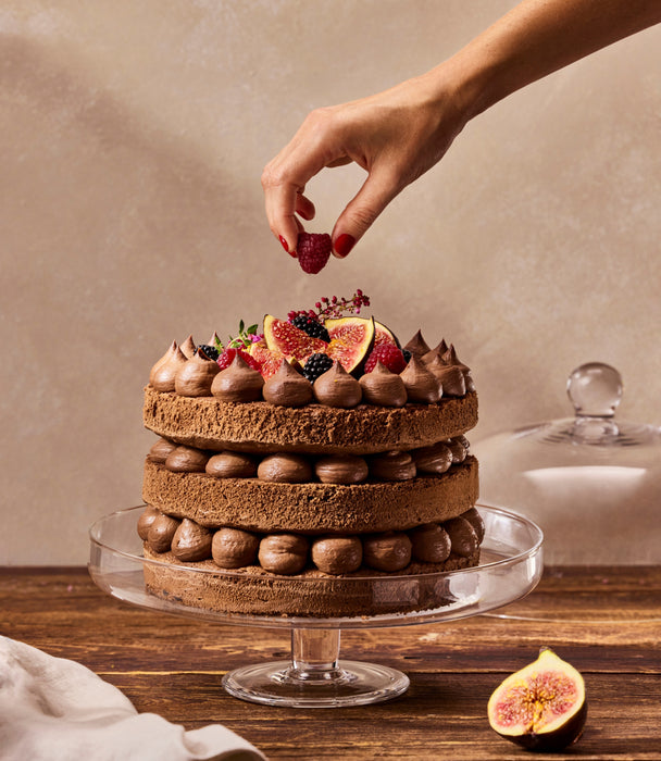 ELITE Cake Stand W/Dome Glass