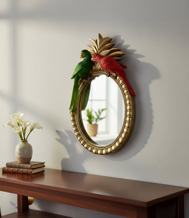 Magic World Parrot Mirror 25*6*42cm