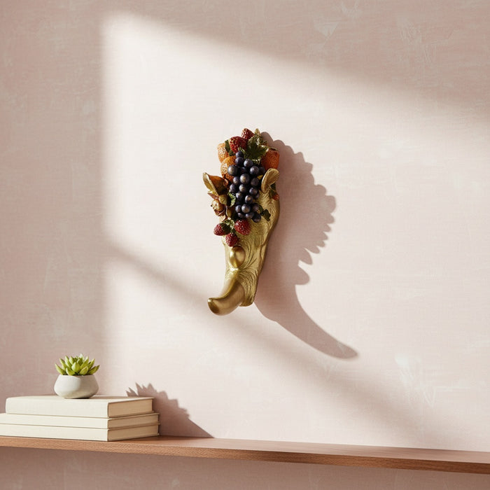 ديكور جداري ماجيك وورد بولي ريزن ذهبي بشكل وحيد القرن