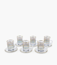 Renaissance Blue Tea Cup w/Saucer, Set of 6